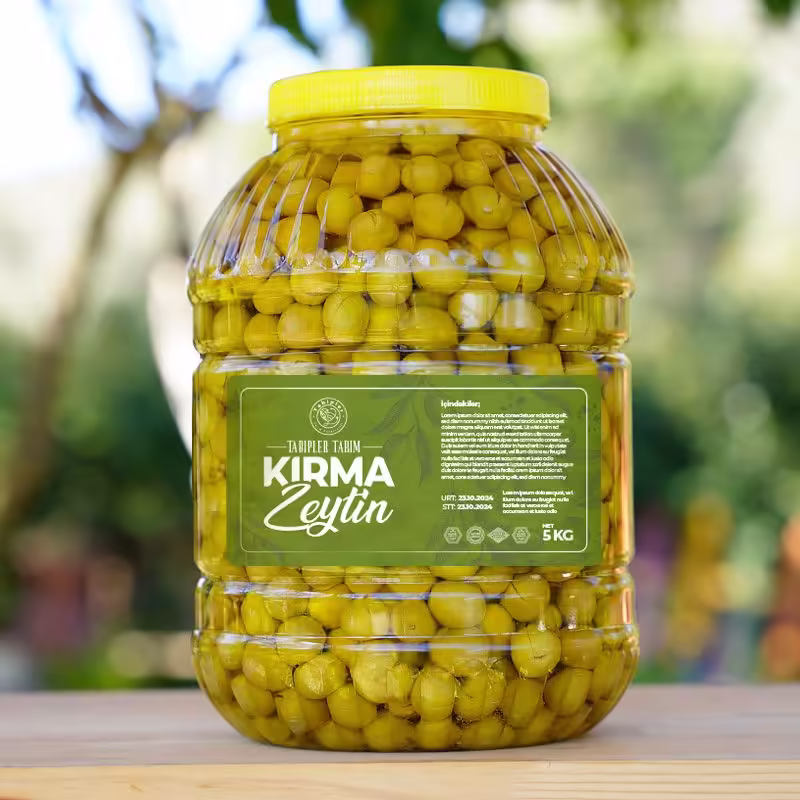 1.S?n?f ?ri Ya?l? Gemlik K?rma Zeytin 5 LT