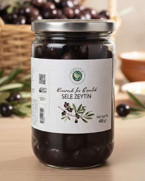 K?v?rc?k ?ri Gemlik Sele Zeytin 400 Gr