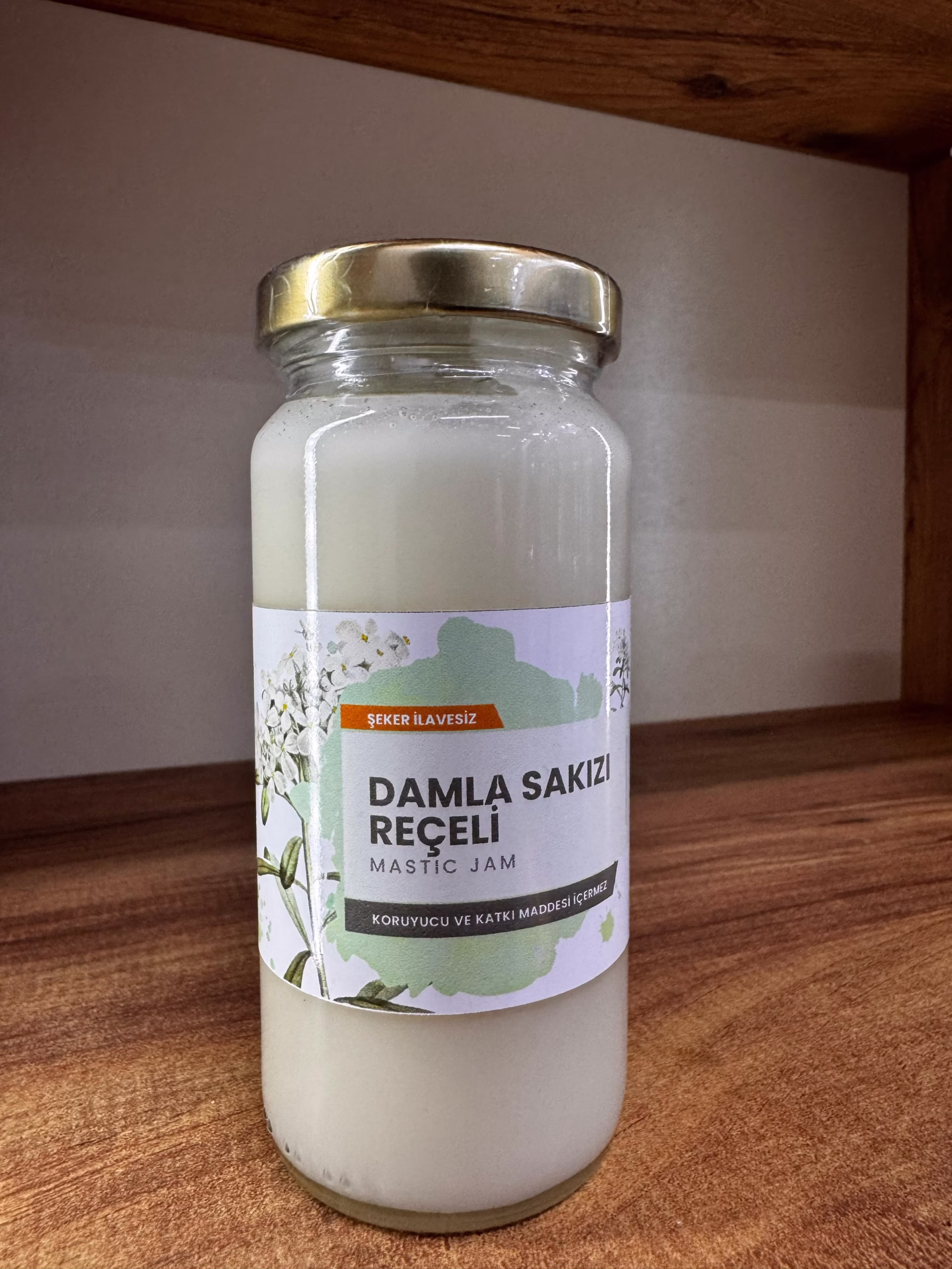 ŞEKER İLAVESİZ DAMLA SAKIZI REÇELİ 300 GR
