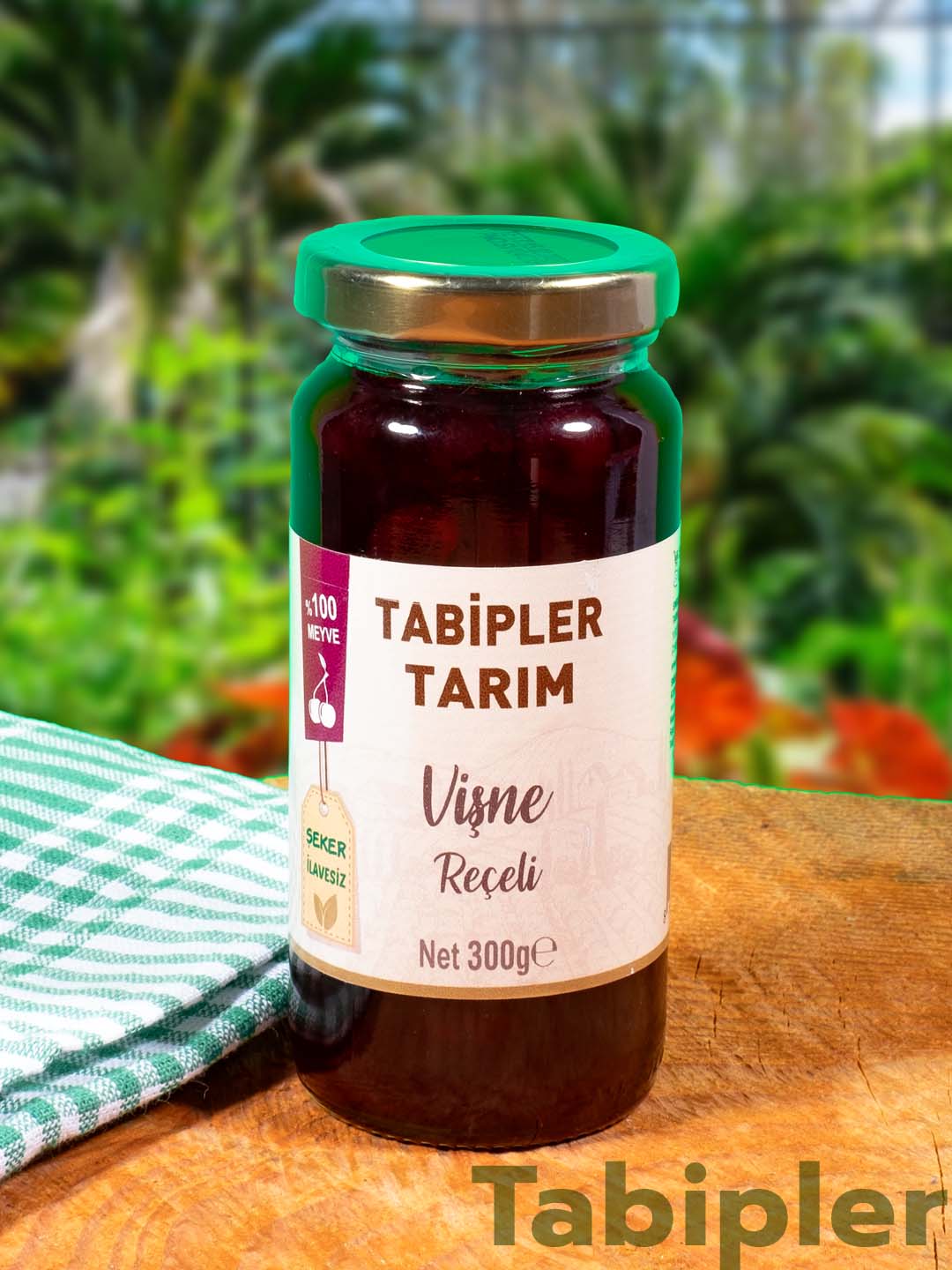 ŞEKER İLAVESİZ VİŞNE REÇELİ 300 GR