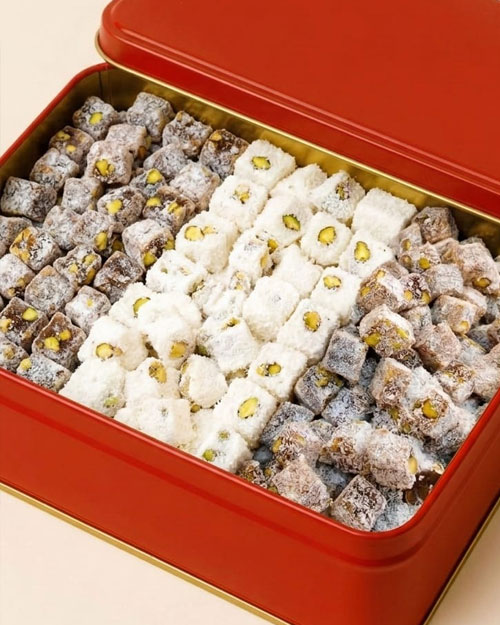 Tabipler Premium 500 Gr Karışık Kuş Lokumu Teneke Kutu